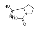 1-Pyrrolidinecarboxylicacid,2-(aminocarbonyl)-,(2S)-(9CI)结构式