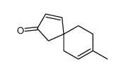 8-methylspiro[4.5]deca-3,8-dien-2-one结构式