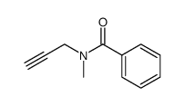 N-methyl-N-(prop-2-yn-1-yl)benzamide结构式