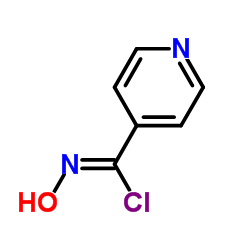 N-Hydroxy-4-pyridinecarboximidoyl chloride structure