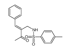 N-(2-benzylidene-3-oxobutyl)-4-methylbenzenesulfonamide Structure