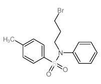 Benzenesulfonamide,N-(3-bromopropyl)-4-methyl-N-phenyl-结构式