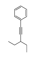 3-ethylpent-1-ynylbenzene Structure