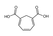 Cycloheptatrien-1,6-dicarbonsaeure Structure