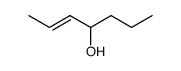 trans-2-hepten-4-ol Structure
