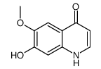 7-hydroxy-6-methoxy-1H-quinolin-4-one Structure