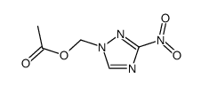 (3-nitro-1H-1,2,4-triazol-1-yl)methyl acetate结构式