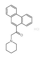 1-phenanthren-9-yl-2-(1-piperidyl)ethanone结构式