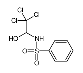N-(2,2,2-trichloro-1-hydroxyethyl)benzenesulfonamide Structure