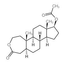 (5as,5bs,7as,8s,10as,10br,12as)-5a,7a-dimethyl-2-oxohexadecahydro-2h-cyclopenta[5,6]naphtho[1,2-d]oxepin-8-yl acetate结构式