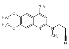 N-(4-氨基-6,7-二甲氧基喹唑-2-基)-N-甲基-2-氰基乙胺图片