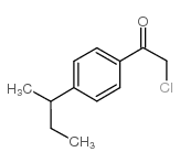 Ethanone, 2-chloro-1-[4-(1-methylpropyl)phenyl]- (9CI) Structure