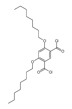 4,6-dioctoxybenzene-1,3-dicarbonyl chloride Structure