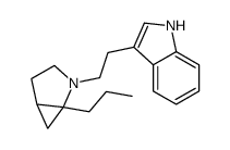 3-[2-(1-propyl-2-azabicyclo[3.1.0]hexan-2-yl)ethyl]-1H-indole结构式