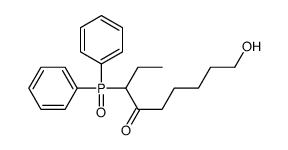 3-diphenylphosphoryl-9-hydroxynonan-4-one结构式
