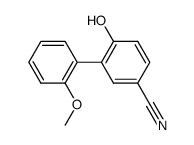 4-hydroxy-3-(2-methoxyphenyl)benzonitrile Structure
