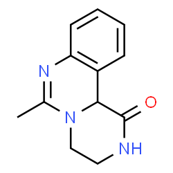 2H-Pyrazino[1,2-c]quinazolin-1(11bH)-one,3,4-dihydro-6-methyl-(9CI) Structure