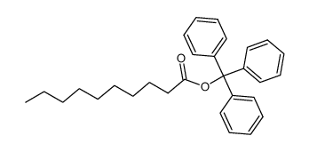 triphenylmethyl decanoate Structure