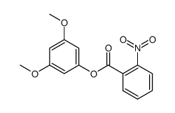 3,5-dimethoxyphenyl-2'-nitrobenzoate结构式