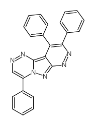 4,9,10-Triphenylpyridazino[3,4:3,4]pyrazolo[5,1-c][1,2,4]triazine Structure
