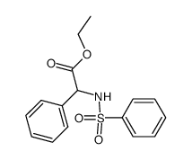 ethyl 2-phenyl-2-(phenylsulfonamido)acetate结构式