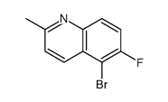 5-Bromo-6-fluoro-2-Methylquinoline structure