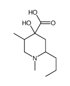 Isonipecotic acid, 4-hydroxy-1,5-dimethyl-2-propyl- (8CI) picture