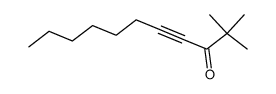 2,2-dimethyl-4-undecyn-3-one Structure