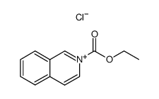 2-(ethoxycarbonyl)isoquinolinium chloride结构式