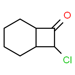 Bicyclo[4.2.0]octan-7-one,8-chloro- Structure