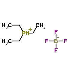 Triethylphosphonium tetrafluoroborate structure