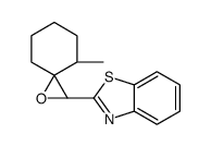 2-[(2S,3R,4S)-4-methyl-1-oxaspiro[2.5]octan-2-yl]-1,3-benzothiazole结构式