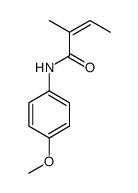 N-(4-methoxyphenyl)-2-methylbut-2-enamide Structure