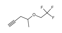 4-(2,2,2-Trifluorethoxy)-1-pentin结构式