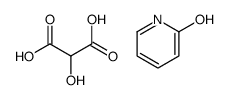 2-hydroxypropanedioic acid,1H-pyridin-2-one Structure