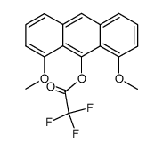 1,8-dimethoxy-9-trifluoroacetoxyanthracene Structure