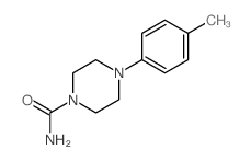 4-(4-methylphenyl)piperazine-1-carboxamide结构式