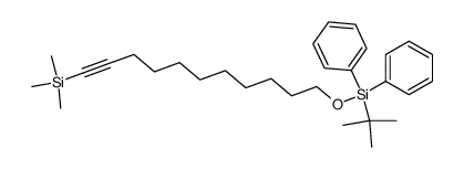 11-[(tert-butyldiphenylsilyl)oxy]-1-(trimethylsilyl)undec-1-yne Structure