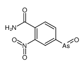 4-arsenoso-2-nitro-benzoic acid amide结构式