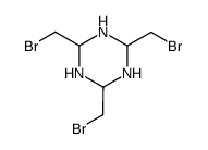 2,4,6-tris-bromomethyl-hexahydro-[1,3,5]triazine Structure