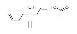 acetic acid,4-ethynylocta-1,7-dien-4-ol Structure