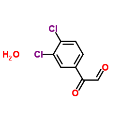 3,4-二氯苯乙二醛水合物结构式
