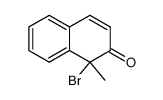 1-bromo-1-methyl-1H-naphthalen-2-one结构式
