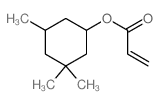 3,3,5-Trimethylcyclohexyl Acrylate Structure