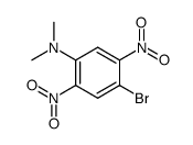 4-bromo-N,N-dimethyl-2,5-dinitro-aniline结构式