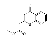 methyl 2-(4-oxo-2,3-dihydrothiochromen-2-yl)acetate Structure