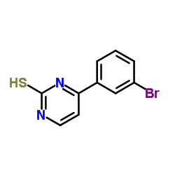 4-(3-Bromophenyl)-2(1H)-pyrimidinethione structure