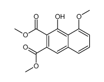 dimethyl 1-hydroxy-8-methoxynaphthalene-2,3-dicarboxylate结构式