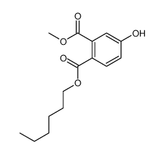 1-O-hexyl 2-O-methyl 4-hydroxybenzene-1,2-dicarboxylate结构式