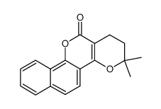 3,3-Dimethyl-2,3-dihydro-1H-4,11-dioxa-chrysen-12-one Structure